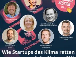 Wie Startups das Klima retten - Clubhouse Session