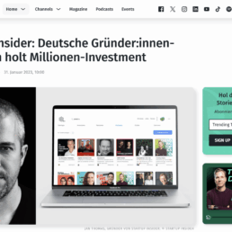 Trending Topics Startup Insider